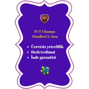 FUT Champs Finalleri 3. Sıra