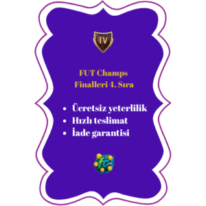 FUT Champs Finalleri 4. Sıra