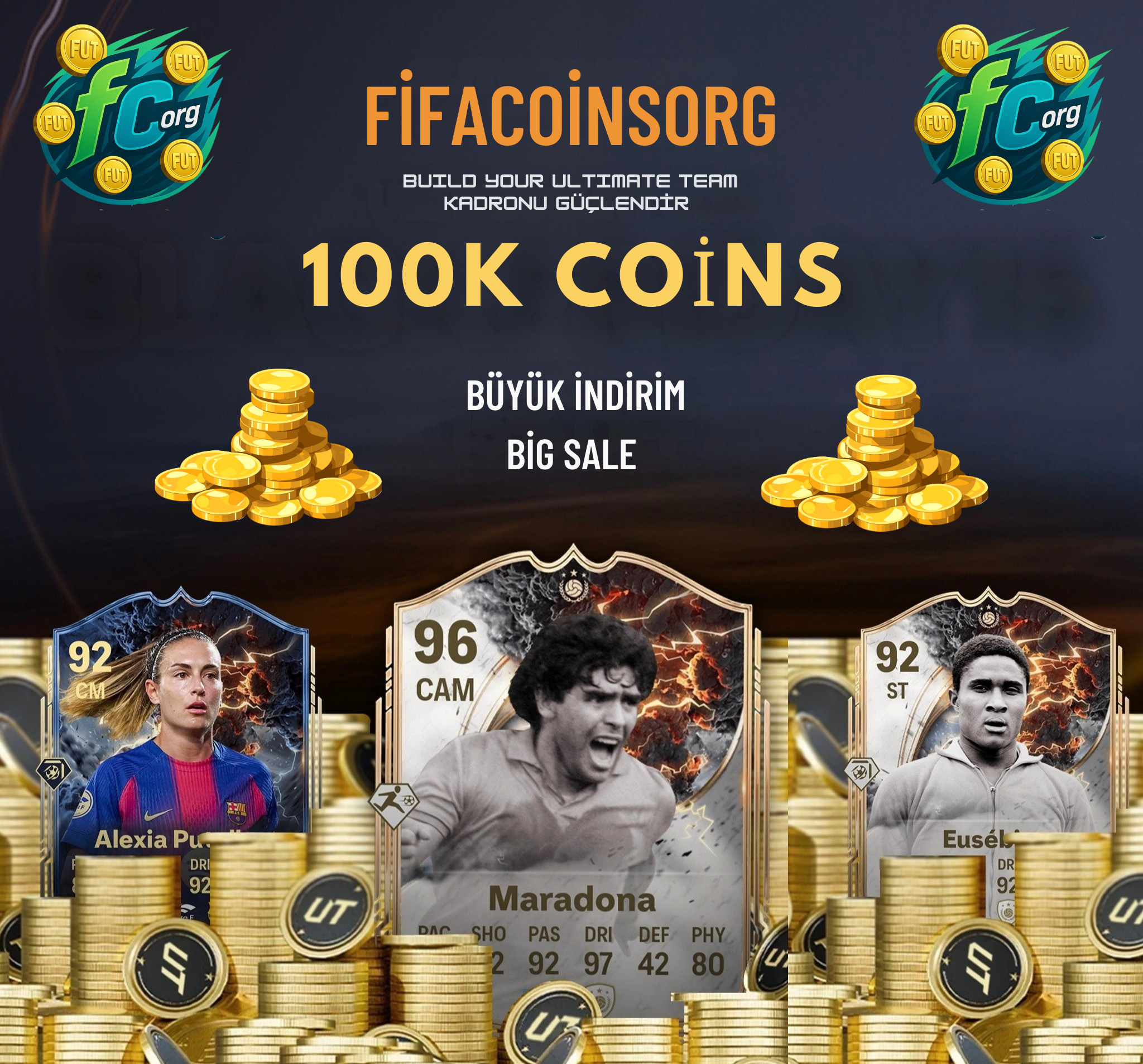 FUTCOINSHOP BUILD YOUR ULTIMATE TEAM